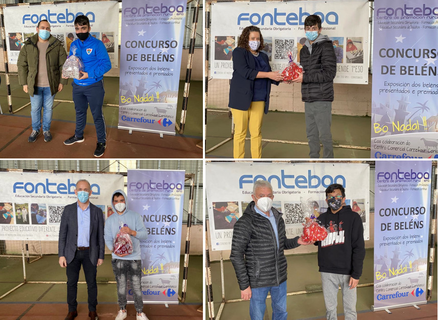 Ganadores do Concurso de Belenes do EFA FOnteboa de Coristanco