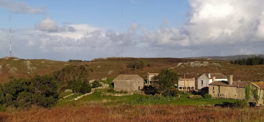 Obras do Parque Eolico G3 de Corme-Aldea do Roncudo
