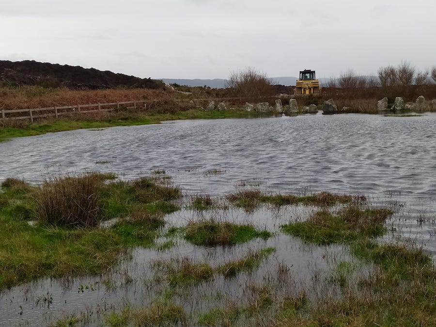 Obras do Parque Eolico G3 de Corme-Pozo da Lagoa