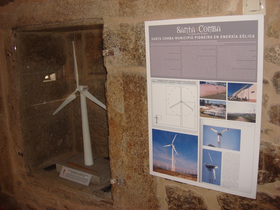 Enerxia eolica no Museo do Xallas en Santa Comba