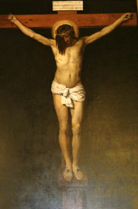 Cristo crucificado de Díaz Carreño (1889-1890) copia
