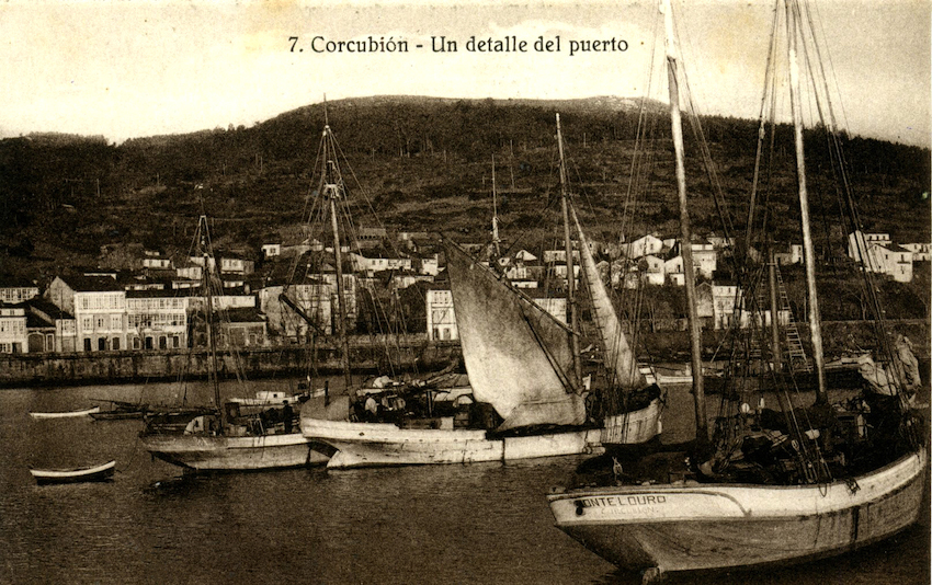 Corcubion 1930-Postal de Tanarro 9