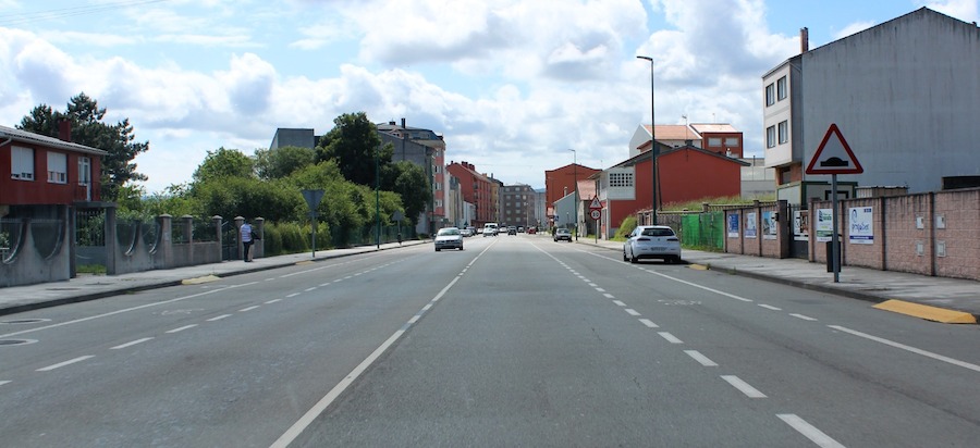 Carris bicis na avenida malpica de Carballo