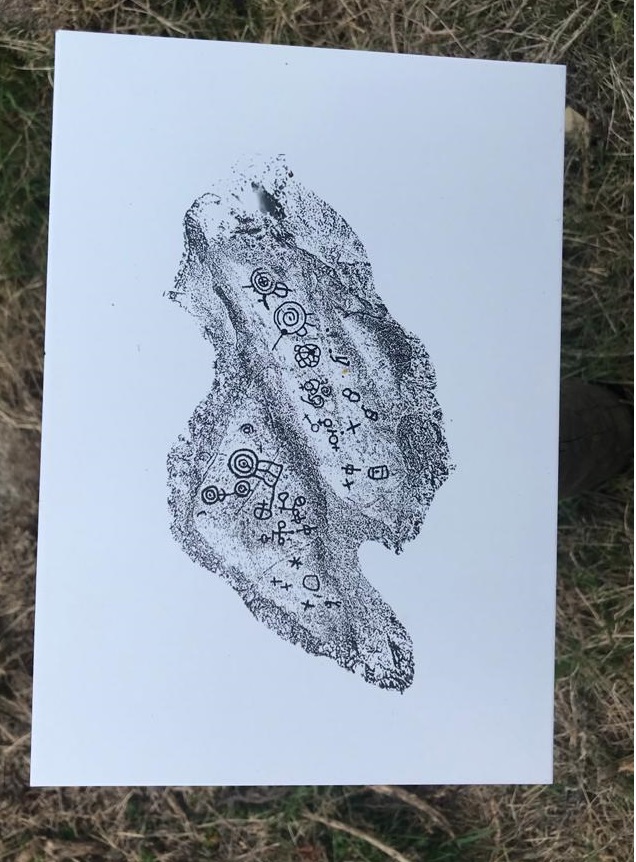 Calco dos ptetróglifos de Pedrouzo 2