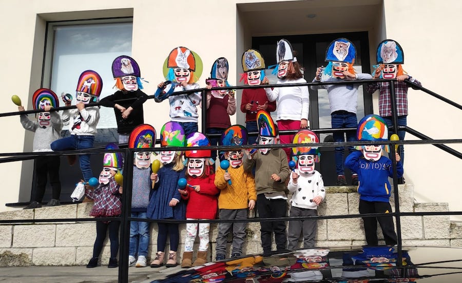 Peliqueiros do CEIP Igrexa de Brens