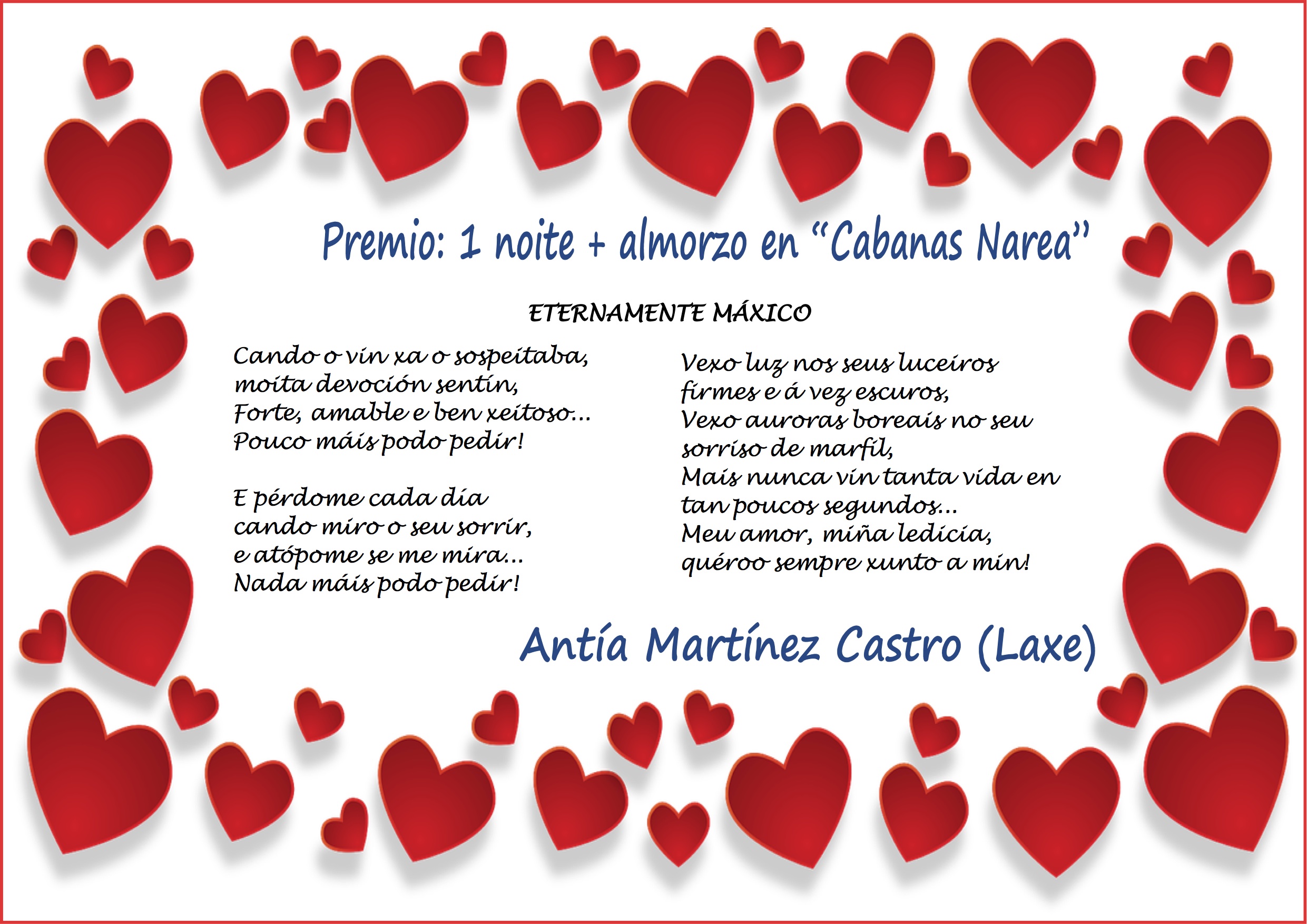 Certame de Dedicatorias de Laxe dillo ben bonito NovasLaxe copia