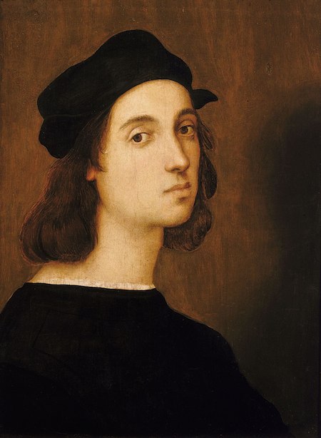 AUTORRETRATO DE RAFAEL SANZIO (1483-1520) copia