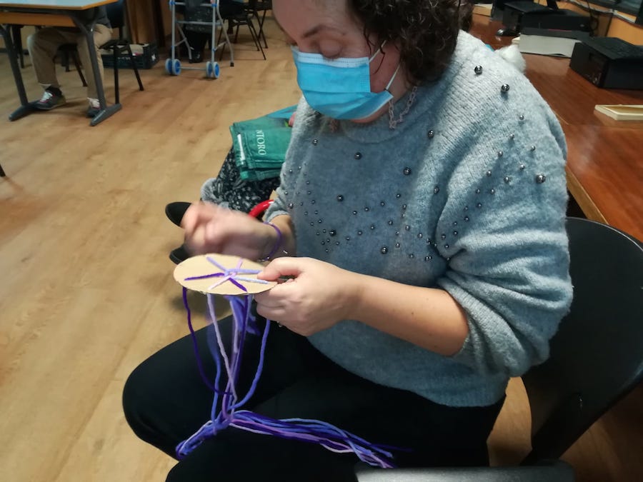 Preparando os agasallos en ADIBISMUR