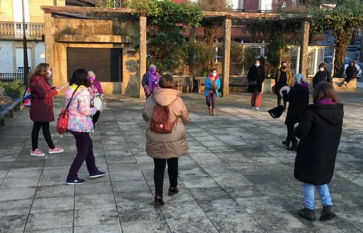 Concentración en Carnota convocada por Sonlilá