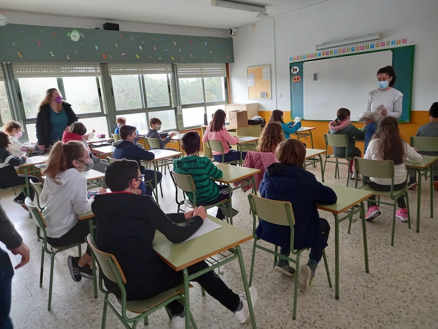 8M no CEIP As Forcadas 2