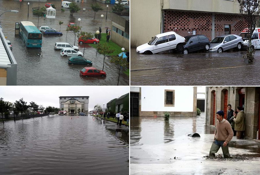 Inundacions en Cee en 2006-Foto-Pablo Garcia