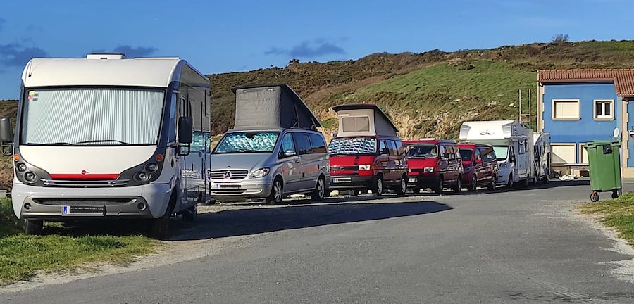 Autocaravanas en Nemina