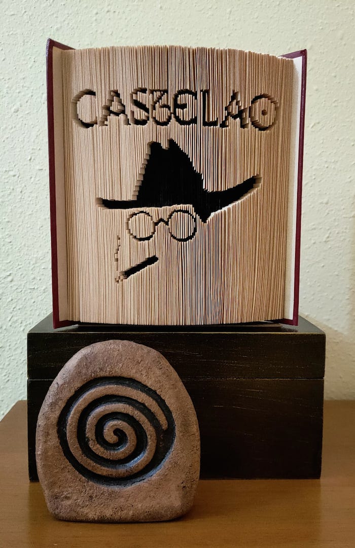 bookfolding con Castelao na Libraria Branas Verdes de Carballo
