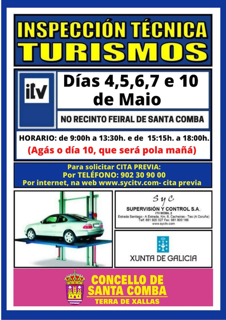 ITV mobil en Santa Comba 2021