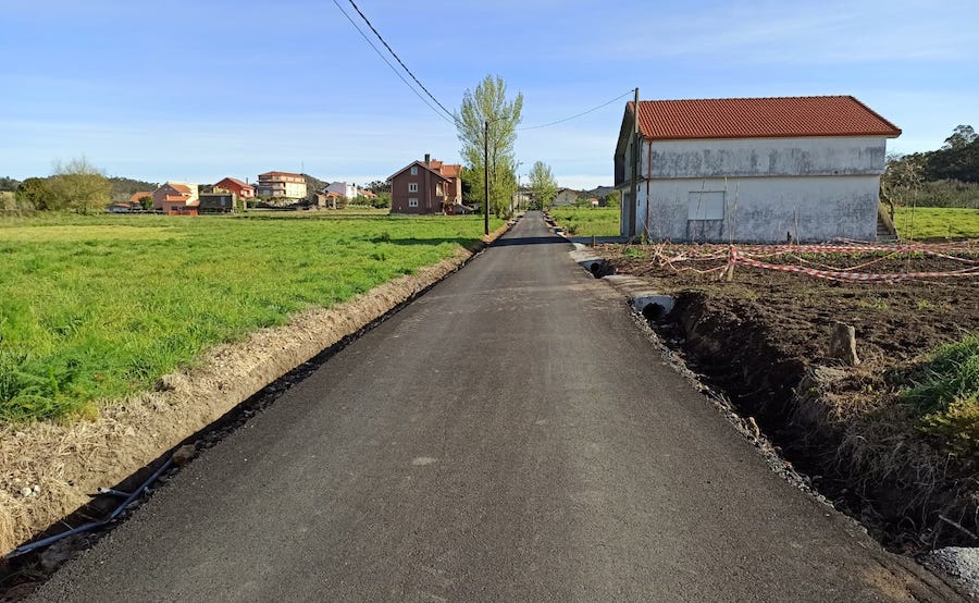 Pavimentación estradas Xaviña