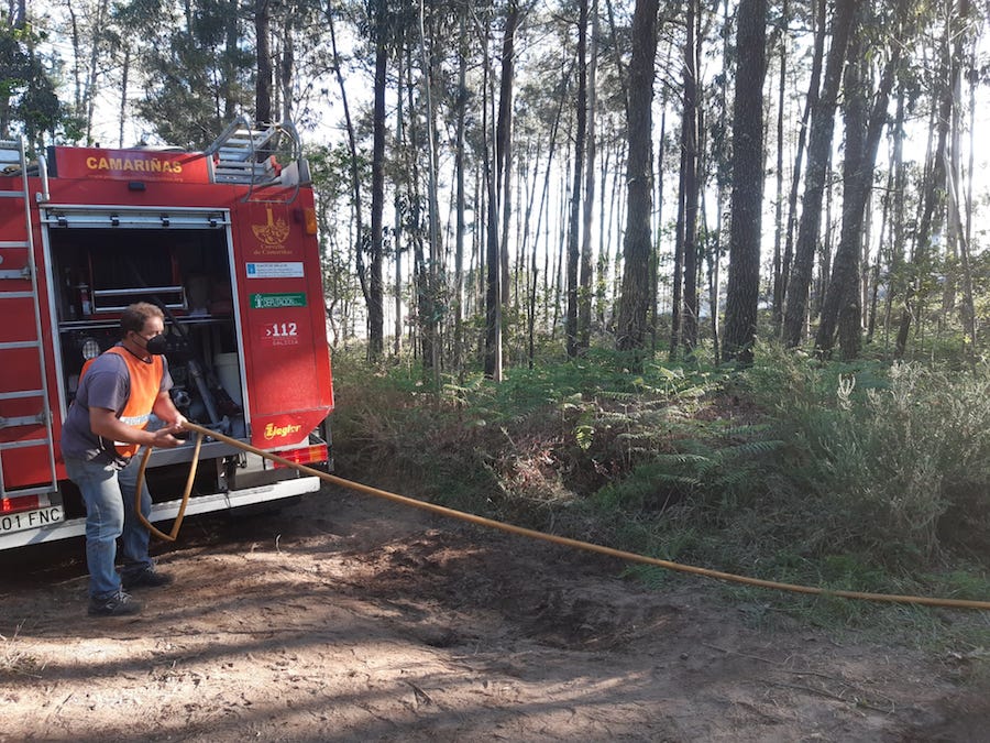 Proteccion Civil controlou o incendio de Lexas