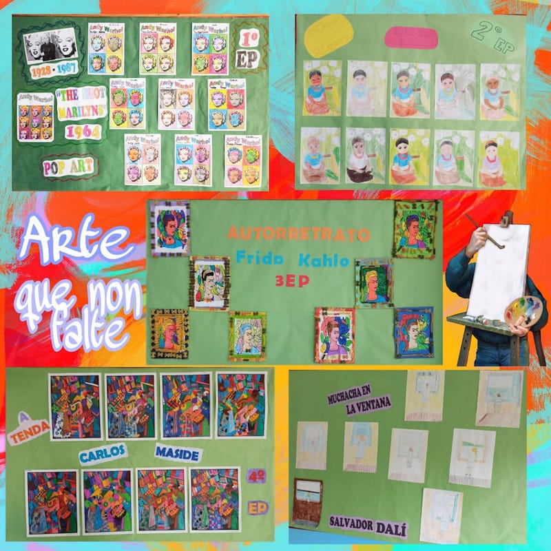 Arte no Colexio Nuestra Señora de Fisterra