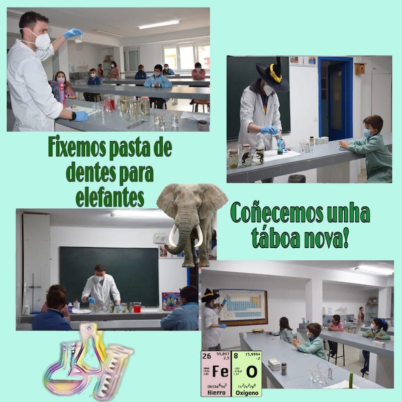 Ciencia no Colexio Nuestra Señora del Carmen