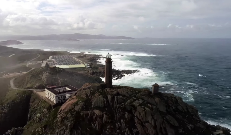 Vista aérea Faro Cabo Vilán-Fotografía Paco González
