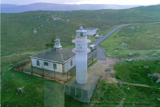 Vista aérea Faro Cabo Touriñan- Fotografía- Paco González copia