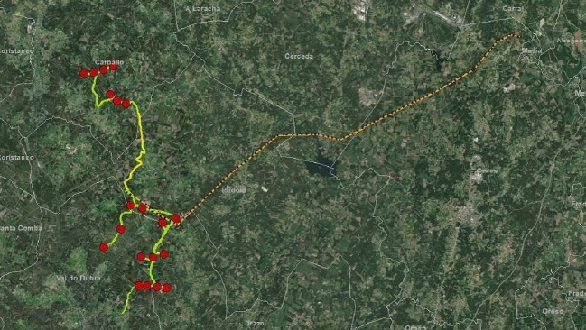 Plano do Parque Eolico de Pedrabante