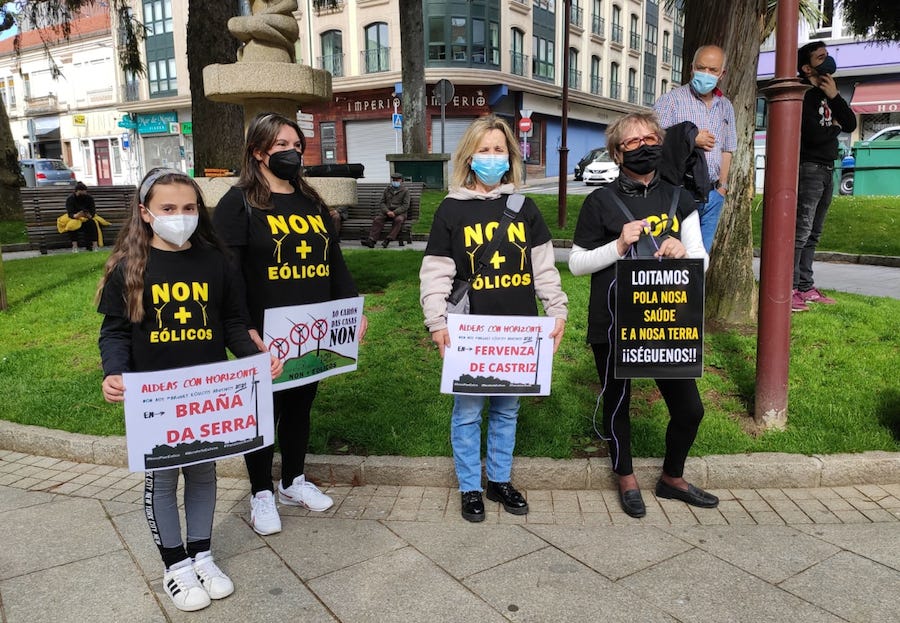 Non mais eolicos en Carballo