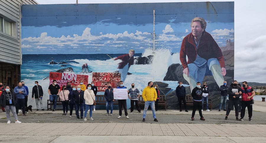Folga da pesca artesanal en Muxia