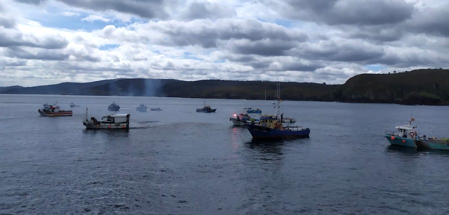 Folga da pesca artesanal en Malpica