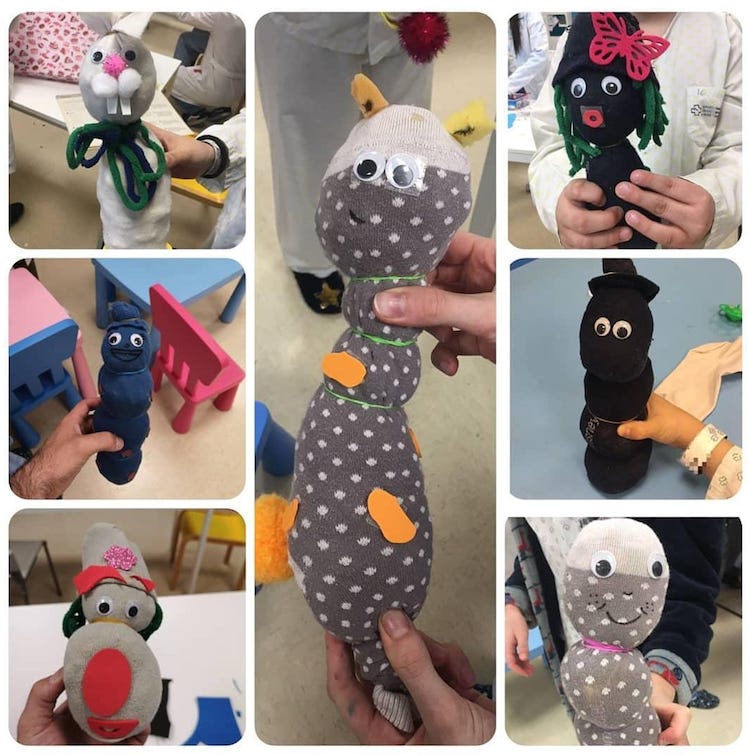 Obradoiro de calcetins con Alejandra Plaza