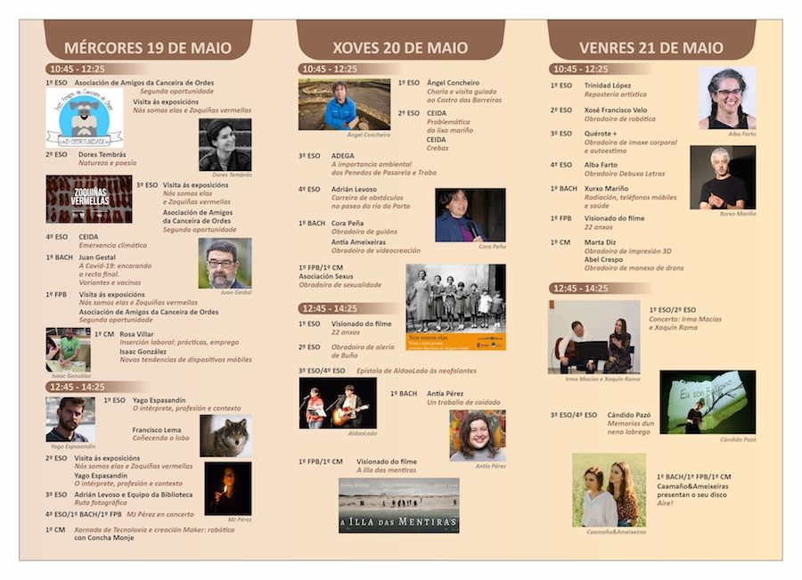 cara b triptico semana cultural 2021 ies baio