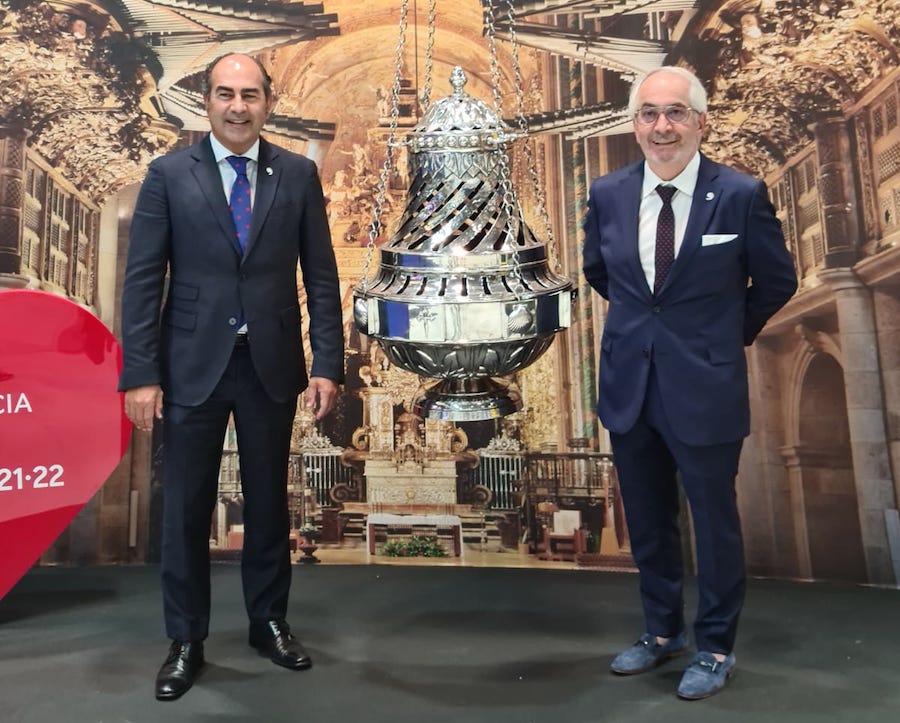 Cesareo Pardal e Jesus Picallo do Cluster de Turismo de Galicia en FITUR