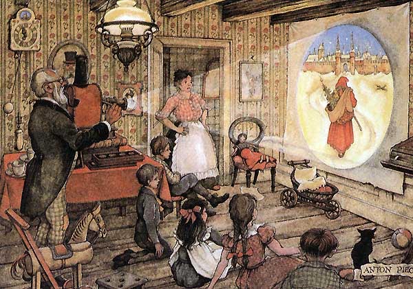 Funcionamento da lanterna máxica