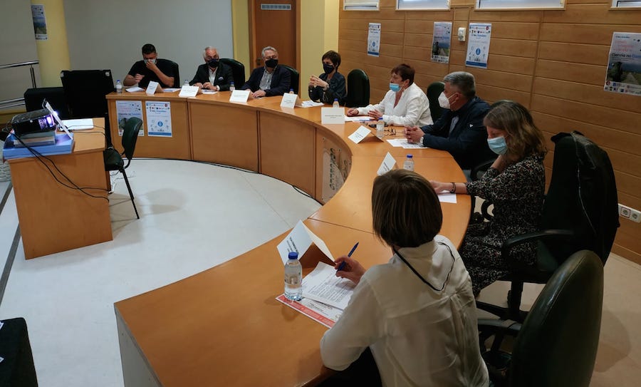 Mesa do acto Ciencia no Camino de Afiprodel