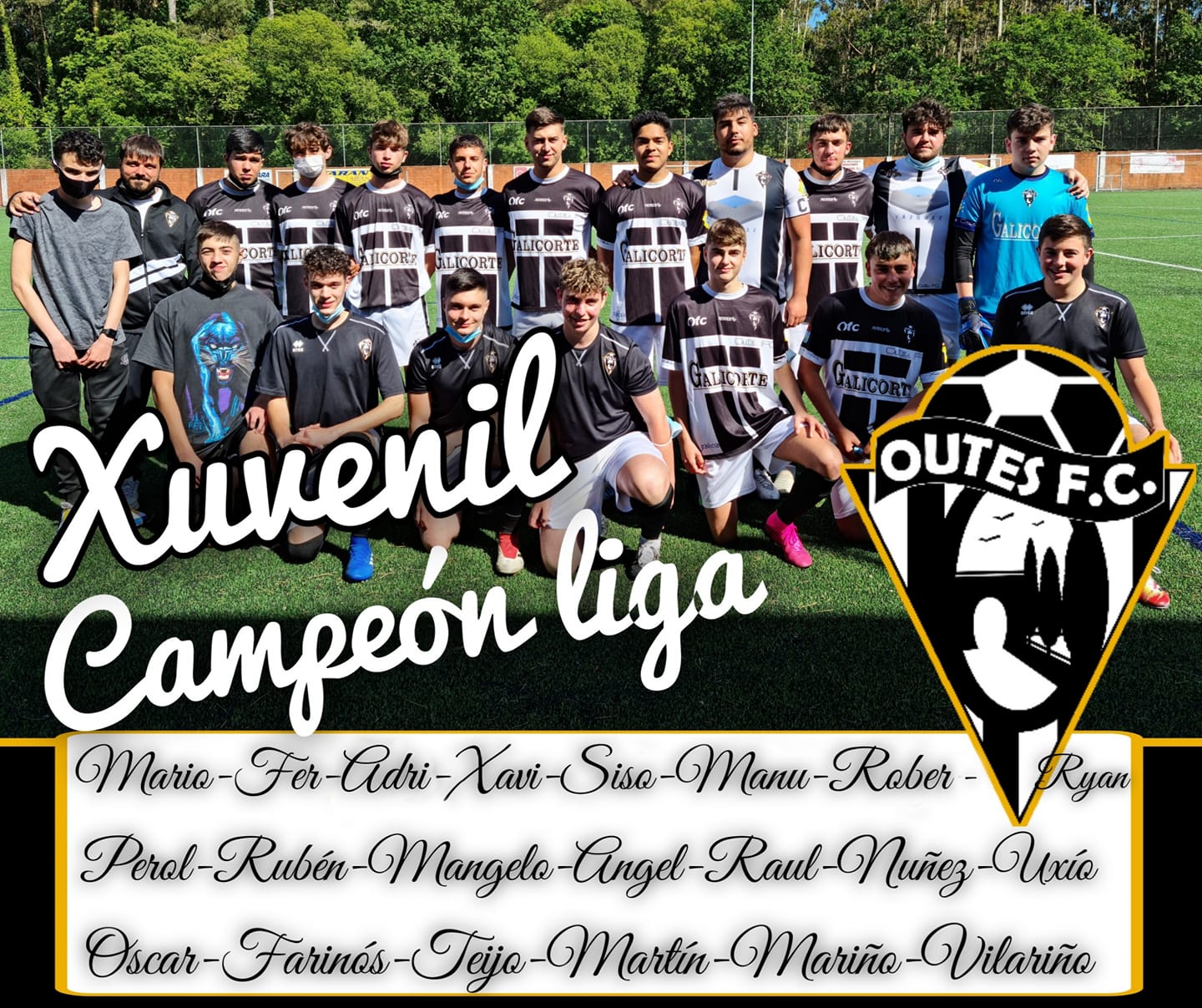 Outes Xuvenil Campoon de Liga 2021