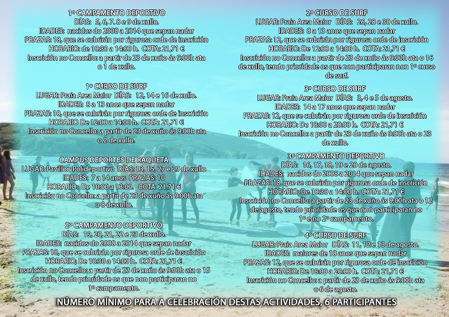 Actividades veran Malpica 2