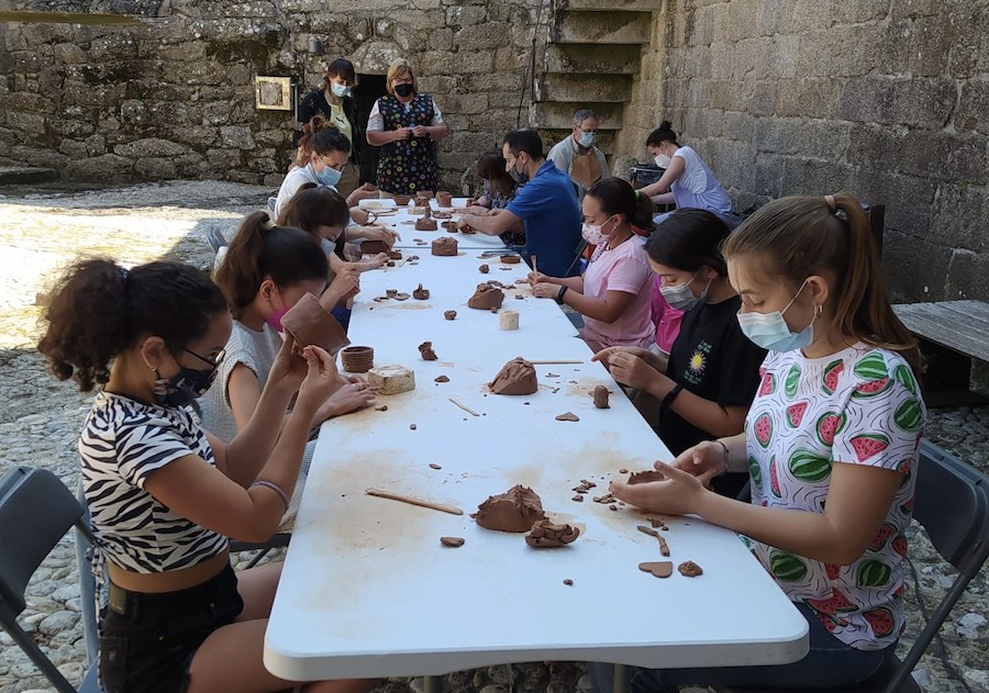Obradoiros de Oleria no Castelo de Vimianzo