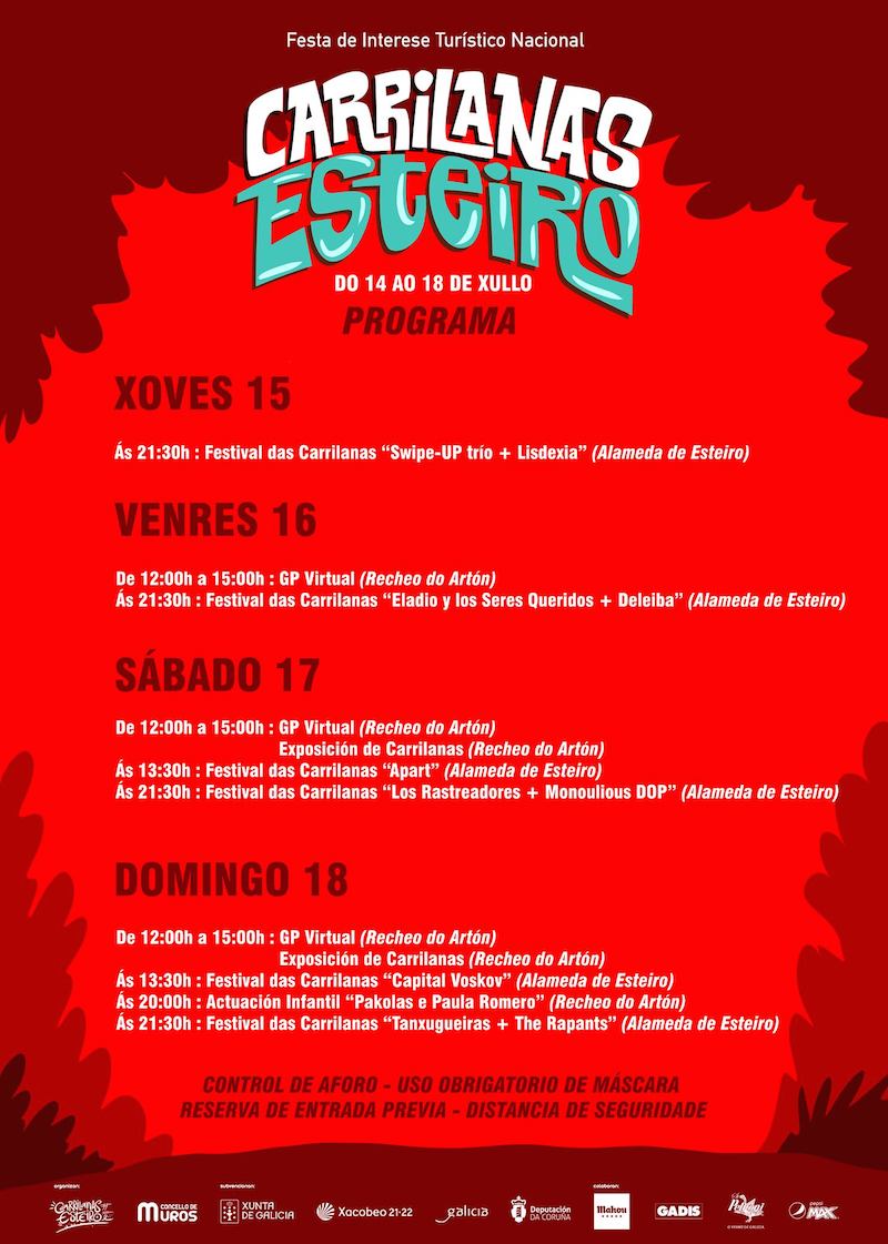 Carrilanas Esteiro 2021-Programa