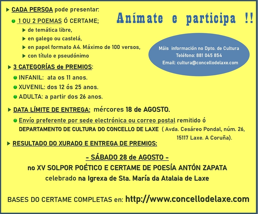 04 Bases galego e castela XV Certame de Poesia 2021