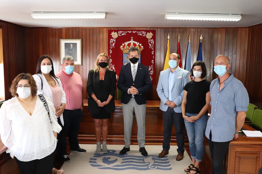 Visita institucional a malpica