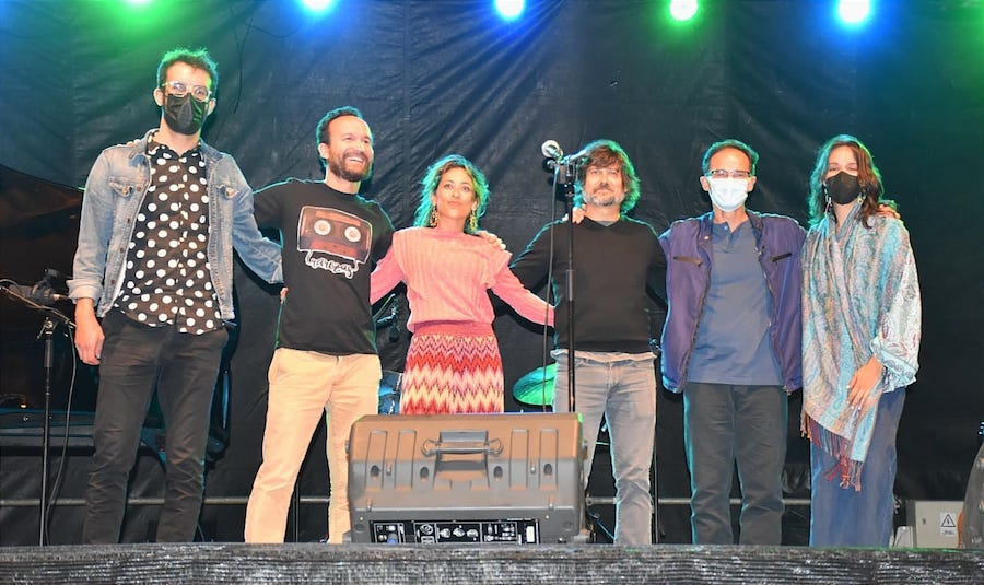 Rocio Caamano e banda nas Festas da Xunqueira 2021-Foto-Rafa Quintans