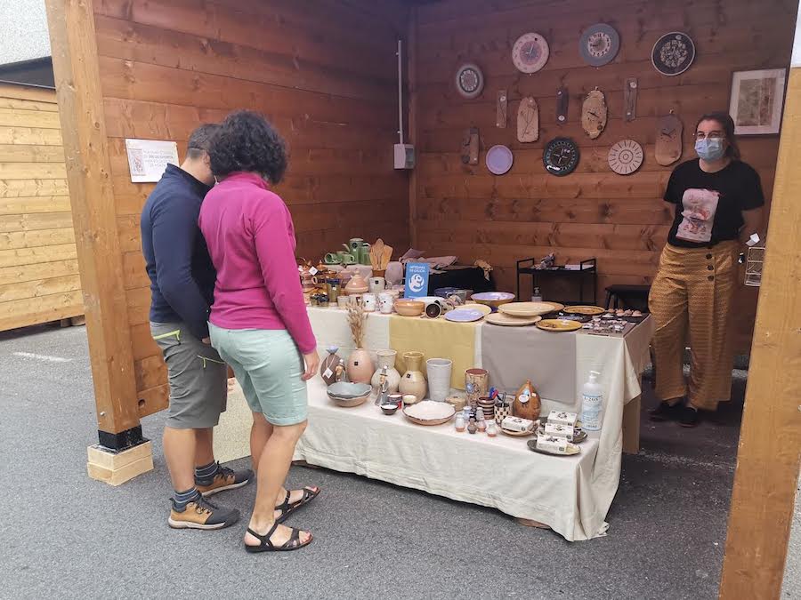 Un dos postos da MOstra de Oleria de BUno 2021