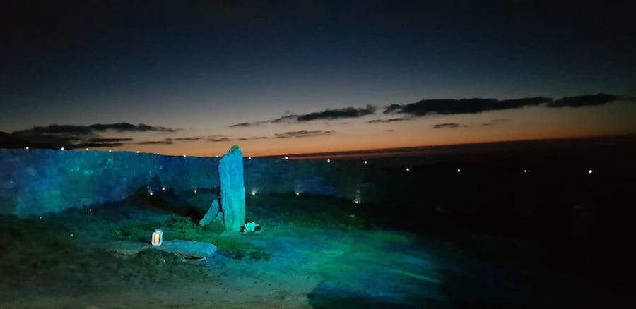 Cemiterio dos Ingleses de noite