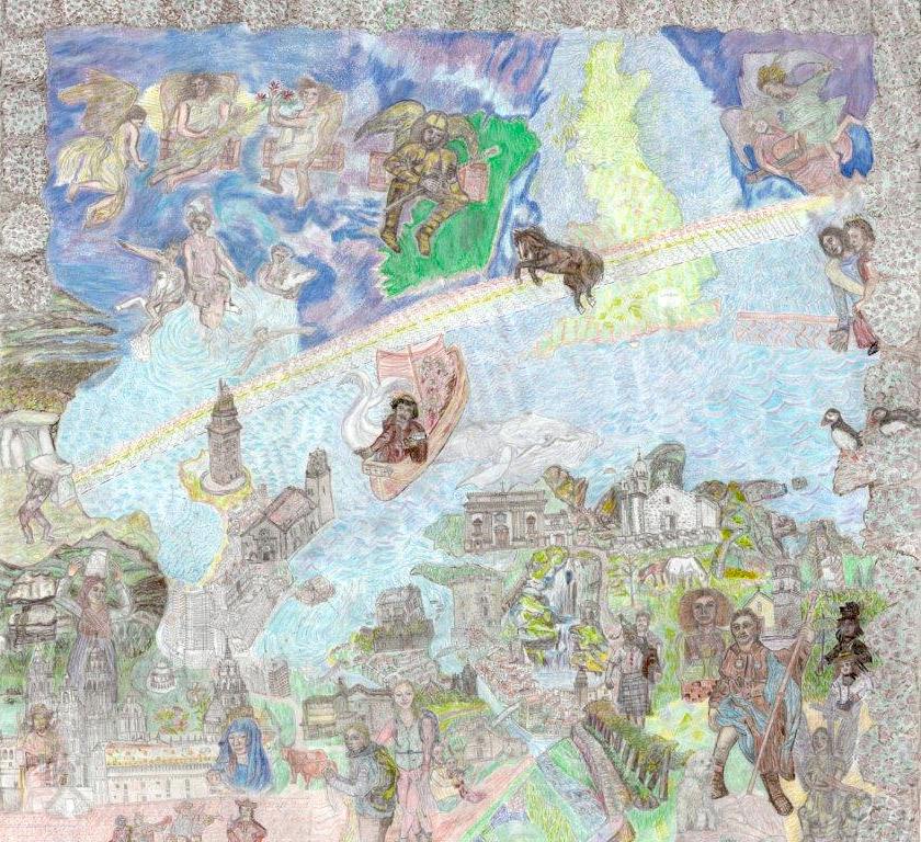 Debuxo de Ivan Landeira para Embaixada