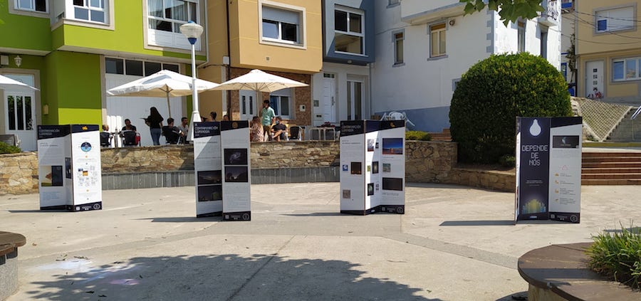 Exposicion Contaminacion Luminosa en Corme