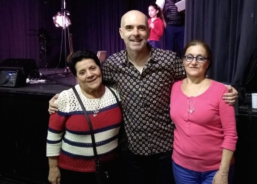 Hermosinda H con Xabier Diaz