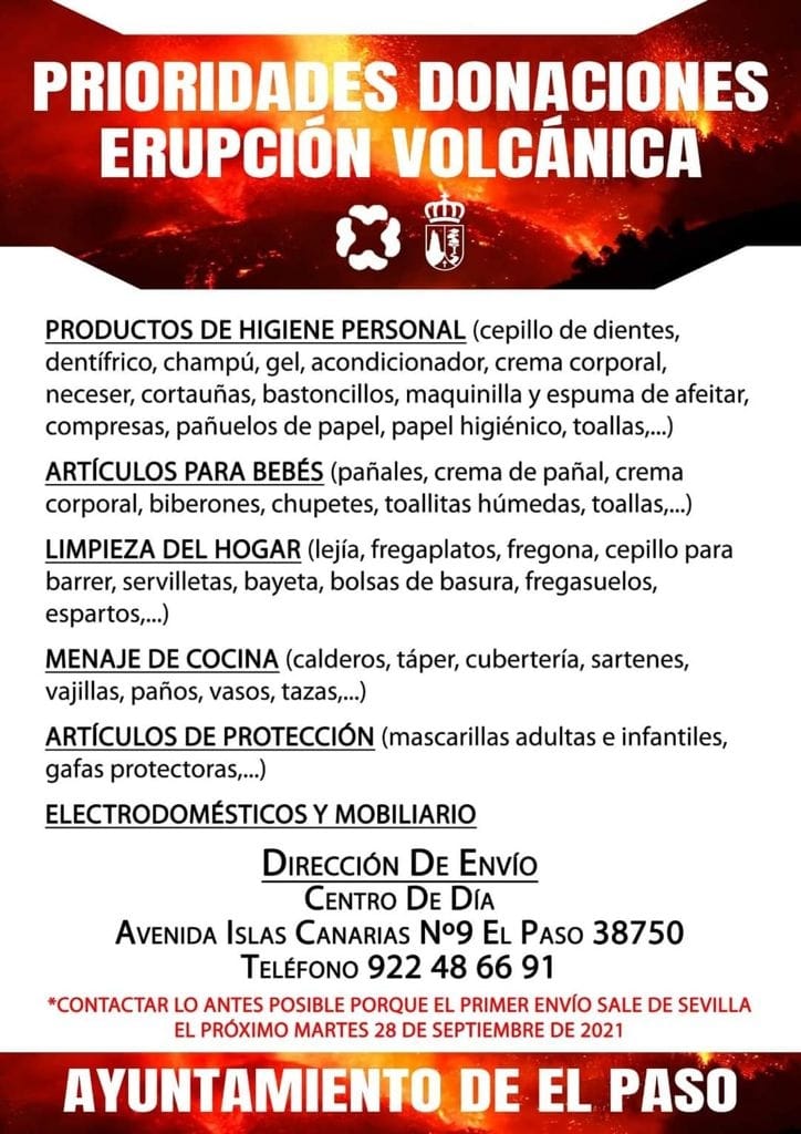 Plan Erupciones Volcanicas El Paso Canarias