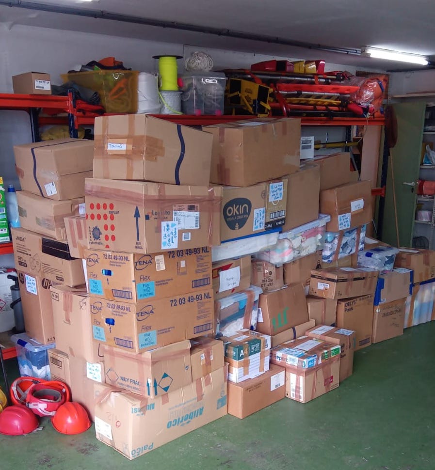 Almacen de Proteccion Civil a luns