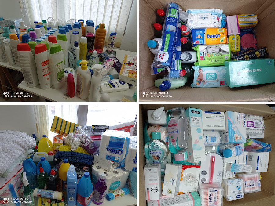 Material para La Palma dende Corme