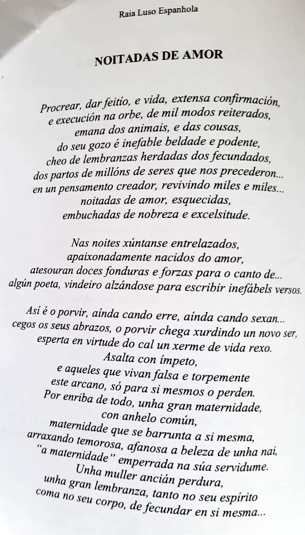 Un poema de Maica Pastoriza