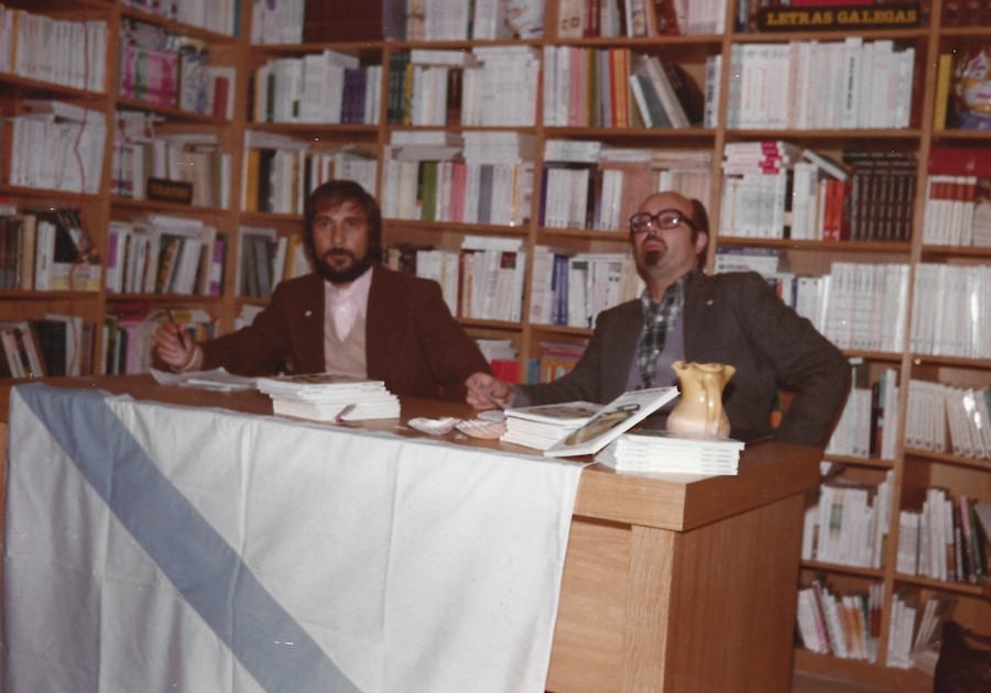 Manuel Suarez a esquerda en Ribadeo